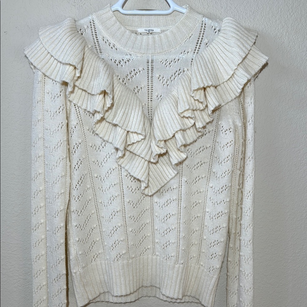 Tularosa Manny Sweater Ruffle - Picture 3 of 9